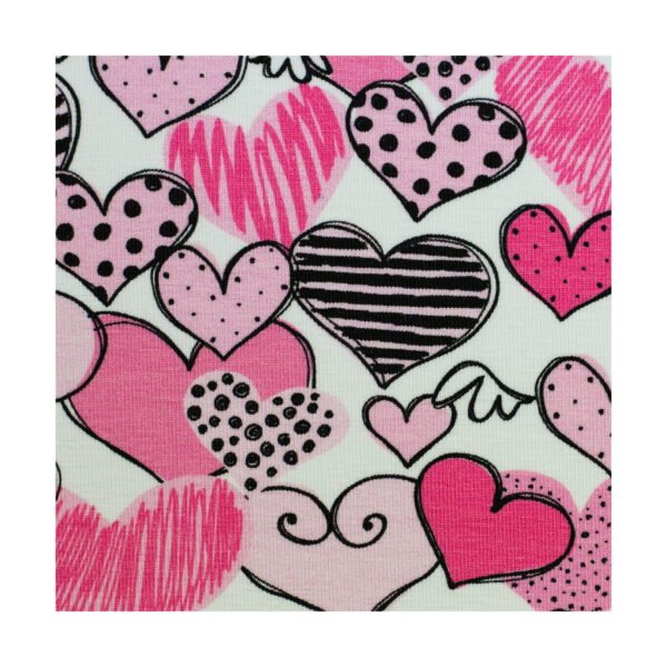 16.40EUR/ 1m - Jersey - Steinbeck "Valerie Papillon" - Panel 75 cm - Pink – Bild 6