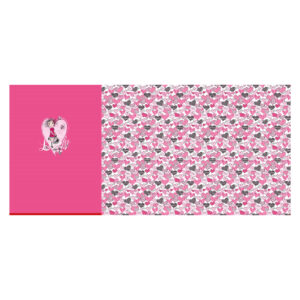16.40EUR/ 1m - Jersey - Steinbeck "Valerie Papillon" - Panel 75 cm - Pink
