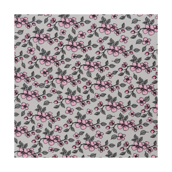 16.40EUR/ 1m - Jersey - Steinbeck "Valerie Papillon" - Grau, Rosa