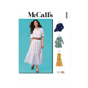McCalls Schnittmuster M8285 - sportliches Hemdblusenkleid