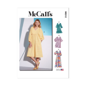McCalls Schnittmuster M8312 - weites Hängerkleid
