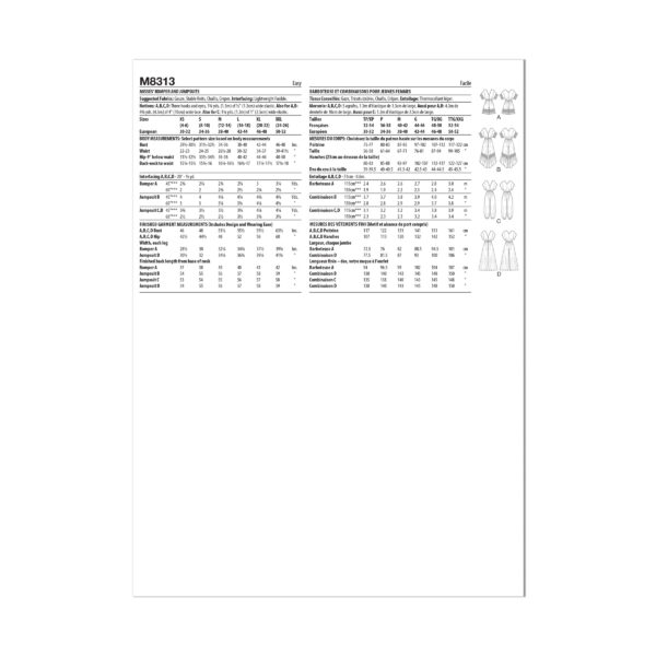 McCalls Schnittmuster M8313 - Overall für Damen – Bild 7
