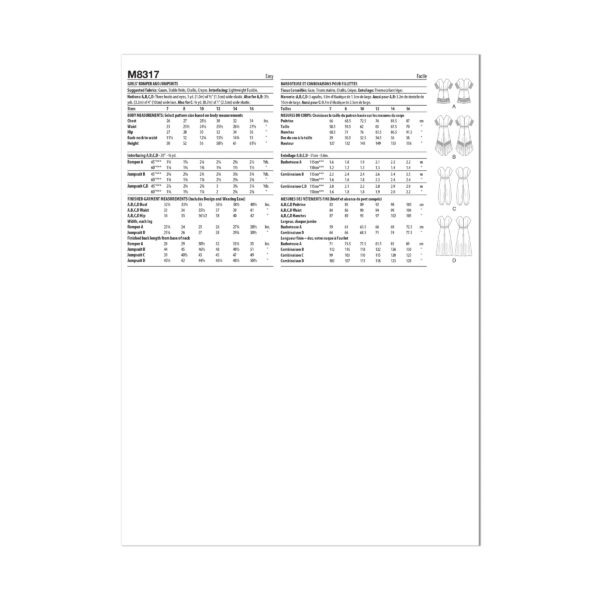 McCalls Schnittmuster M8317 - Overall für junge Damen, Sommeroverall – Bild 7