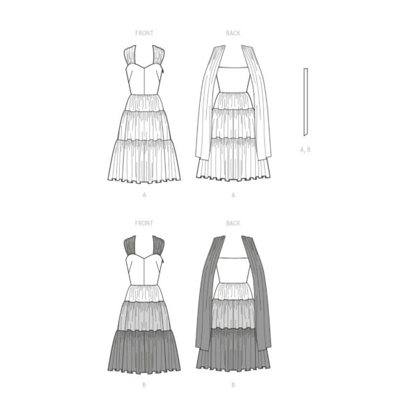 McCalls Schnittmuster M8280 - Vintage - Kleid der 50er Jahre – Bild 9