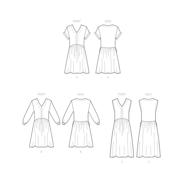 McCalls Schnittmuster M8281 - schlichtes Kleid, Sommerkleid – Bild 7
