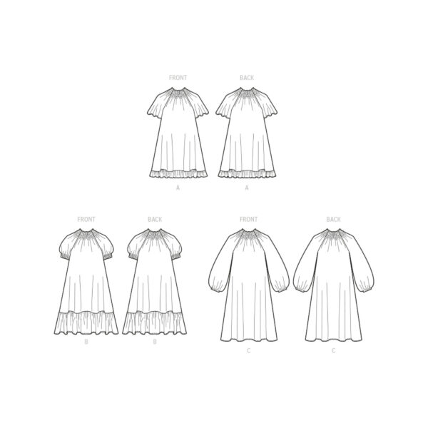 McCalls Schnittmuster M8283 - Kindermode, Kleid, Sommerkleid – Bild 10
