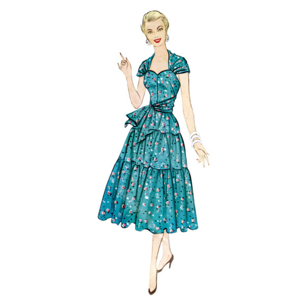 McCalls Schnittmuster M8280 - Vintage - Kleid der 50er Jahre – Bild 2
