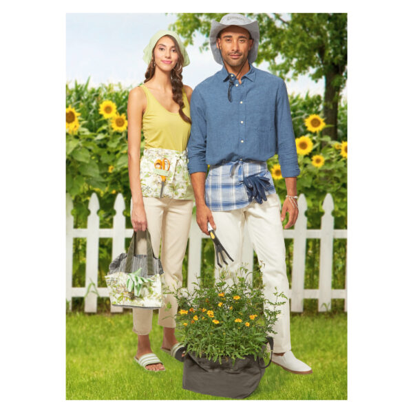 McCalls Schnittmuster M8300 - Taschen, Kissen, Schürzen, alles für den Garten – Bild 2