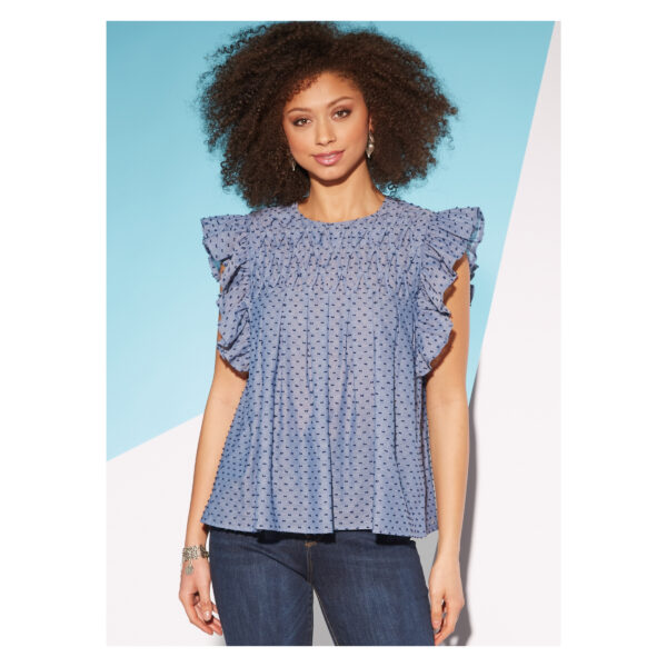 McCalls Schnittmuster M8325 - Bluse mit Biesen oder gesmokt – Bild 2