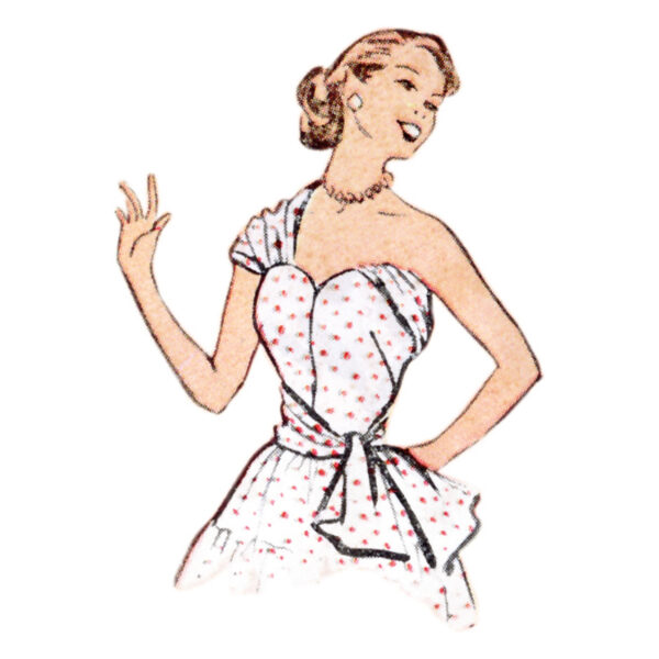 McCalls Schnittmuster M8280 - Vintage - Kleid der 50er Jahre – Bild 3