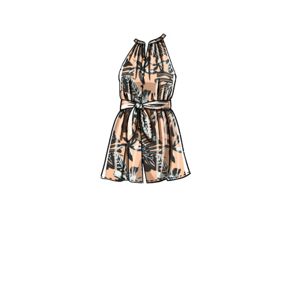 McCalls Schnittmuster M8288 - sommerlicher Overall für Damen – Bild 3