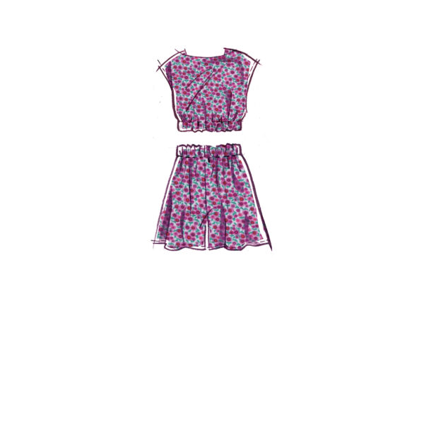 McCalls Schnittmuster M8295 - schlichtes Sommeroutfit, für junge Damen – Bild 3