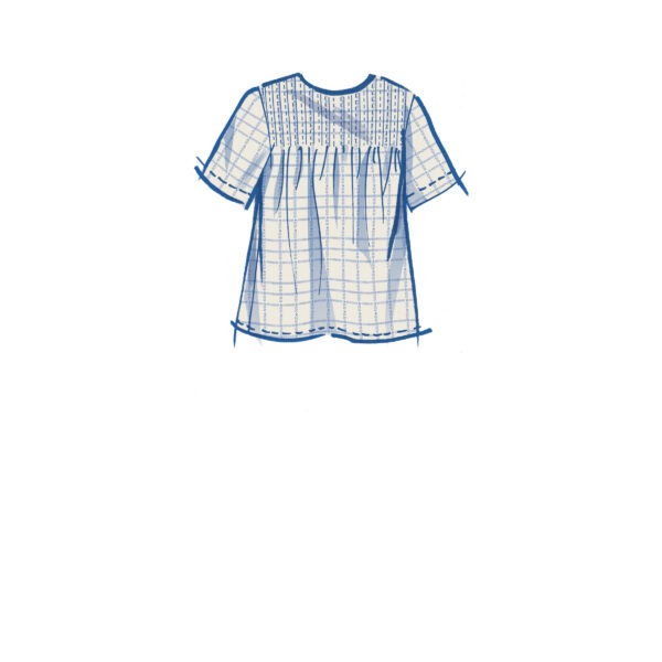 McCalls Schnittmuster M8325 - Bluse mit Biesen oder gesmokt – Bild 3