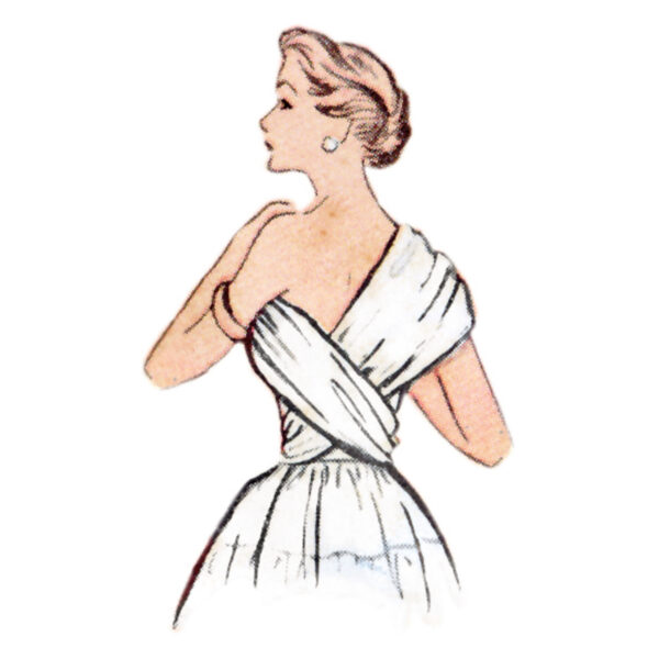 McCalls Schnittmuster M8280 - Vintage - Kleid der 50er Jahre – Bild 4