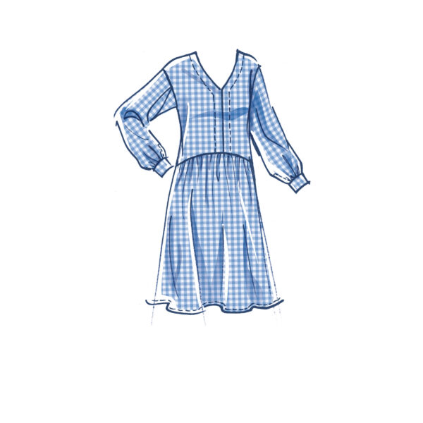 McCalls Schnittmuster M8281 - schlichtes Kleid, Sommerkleid – Bild 4