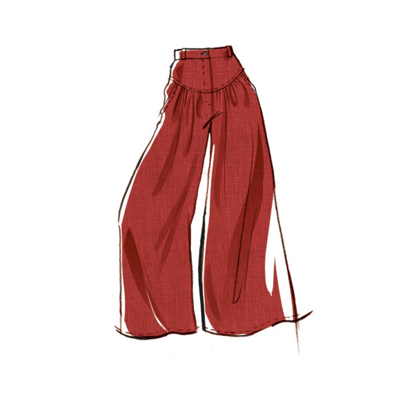 McCalls Schnittmuster M8292 - Damenhose, Hosenrock mit Sattel – Bild 4
