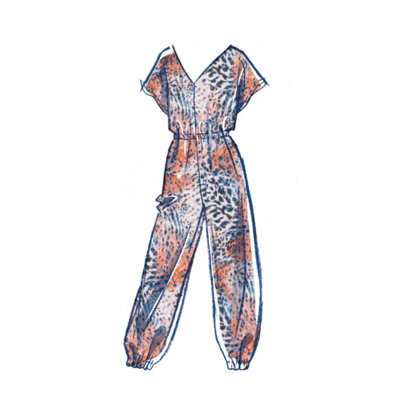 McCalls Schnittmuster M8317 - Overall für junge Damen, Sommeroverall – Bild 4