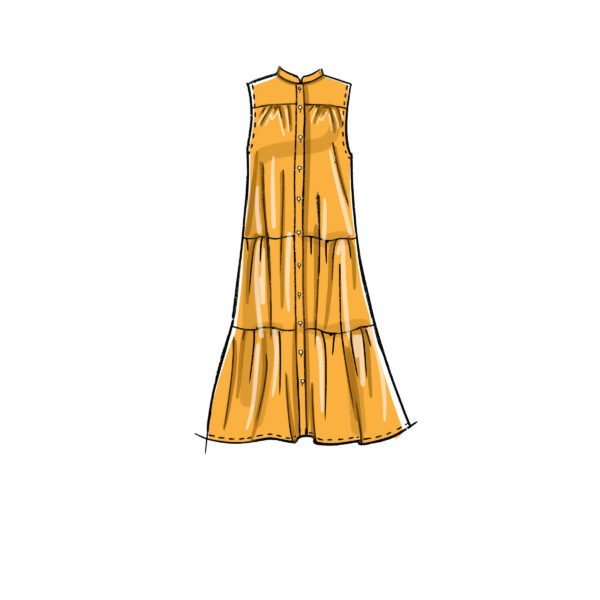 McCalls Schnittmuster M8285 - sportliches Hemdblusenkleid – Bild 5