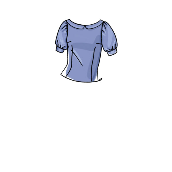 McCalls Schnittmuster M8287 - Bluse mit Puffärmel und Karreeausschnitt – Bild 5