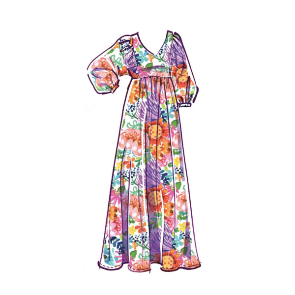 McCalls Schnittmuster M8312 - weites Hängerkleid – Bild 5