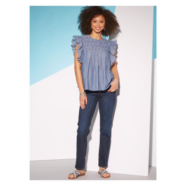 McCalls Schnittmuster M8325 - Bluse mit Biesen oder gesmokt – Bild 5
