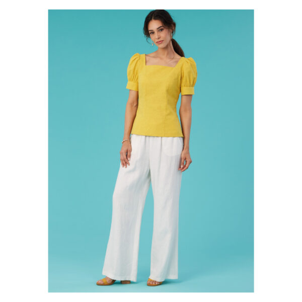 McCalls Schnittmuster M8287 - Bluse mit Puffärmel und Karreeausschnitt – Bild 6