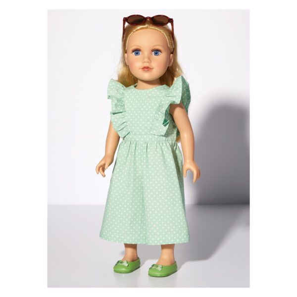 McCalls Schnittmuster M8309 - Puppenkleider, Puppe 46 cm – Bild 6