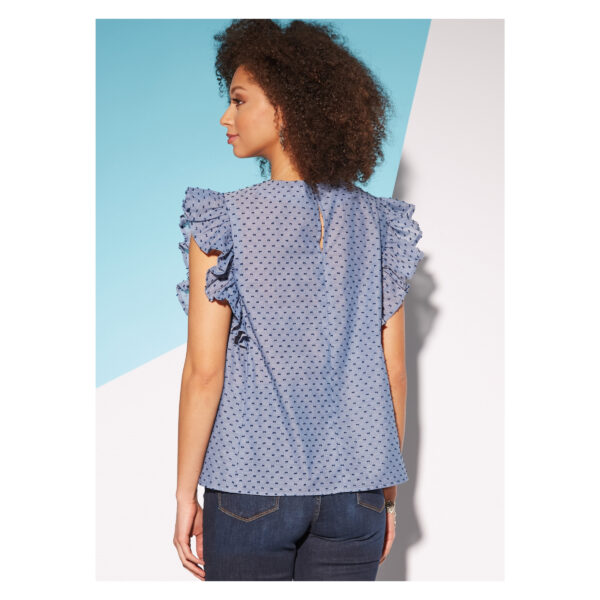 McCalls Schnittmuster M8325 - Bluse mit Biesen oder gesmokt – Bild 6