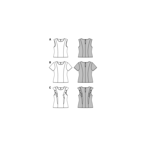Burda Style Schnittmuster - Top & Bluse - Nr.6525 – Bild 4