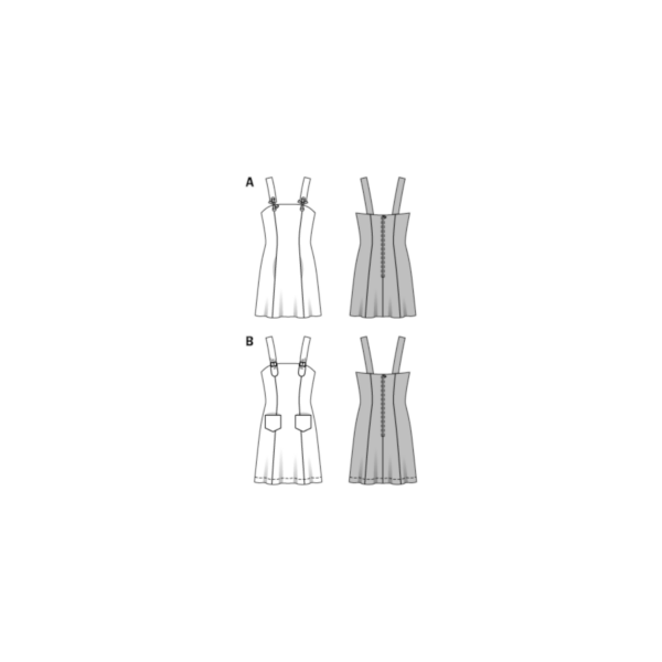 Burda Style Schnittmuster - Kleid - Trägerkleider - Nr.6538 – Bild 5