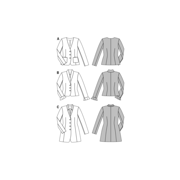 Burda Style Schnittmuster - Jacke - Nr.6569 – Bild 7