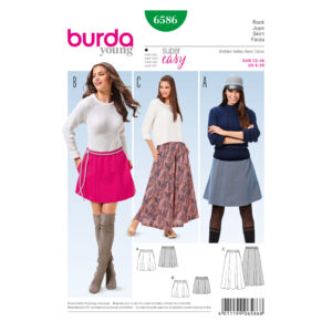 Burda Style Schnittmuster - Rock - von Mini bis Maxi - Nr. 6586