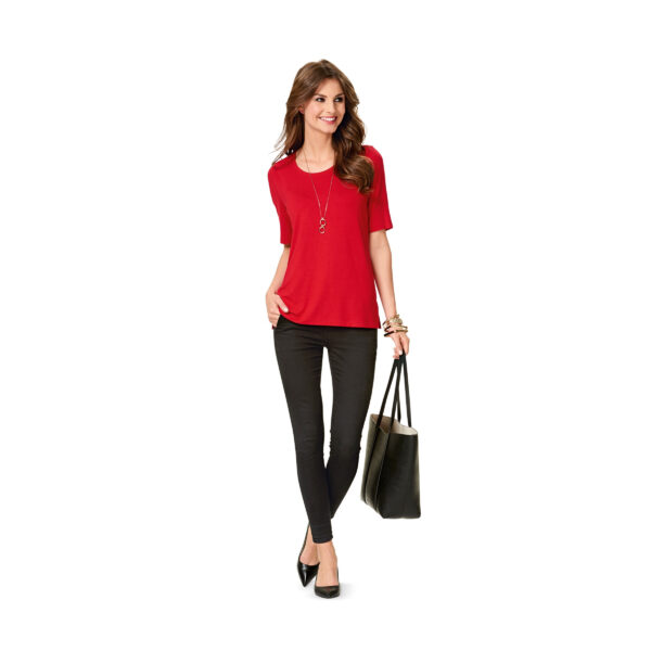 Burda Style Schnittmuster - Shirt - Shirts mit Runden + V-Ausschnitt - Nr. 6611 – Bild 2