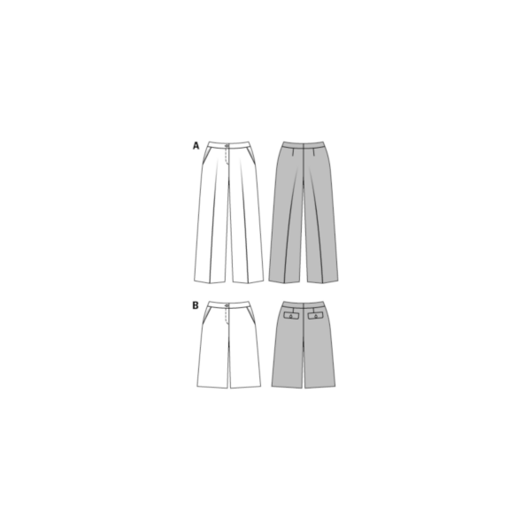 Burda Style Schnittmuster - Hose - Marlenehose und Bermuda - Nr. 6613 – Bild 6