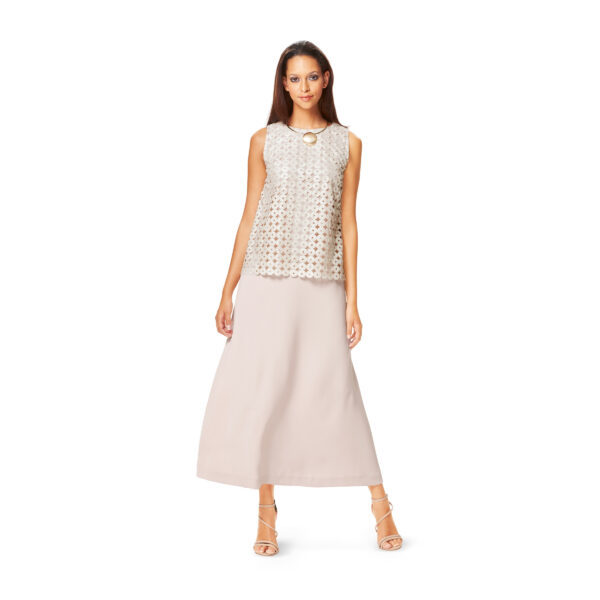 Burda Style Schnittmuster - Kleid - Sommerkleid - Spitzenüberteil - Nr. 6628 – Bild 3