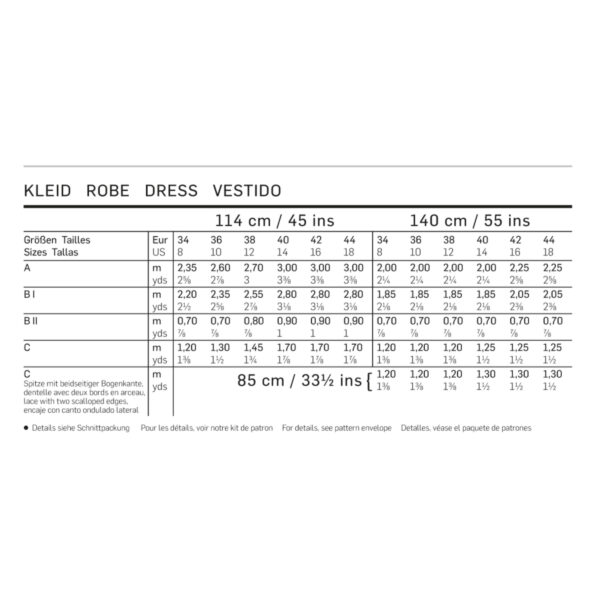 Burda Style Schnittmuster - Kleid - Sommerkleid - Spitzenüberteil - Nr. 6628 – Bild 8