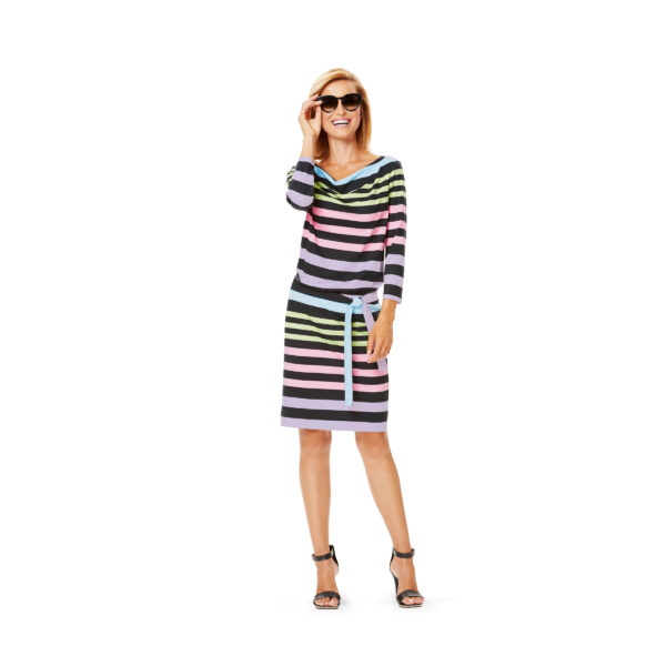Burda Style Schnittmuster - Kleid - Jerseykleider - Banddurchzug - Nr. 6639 – Bild 3