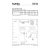 Burda Style Schnittmuster - Kleid - Jerseykleider - Banddurchzug - Nr. 6639 – Bild 4