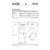 Burda Style Schnittmuster - Kleid - Jerseykleider - Banddurchzug - Nr. 6639 – Bild 5