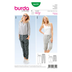 Burda Style Schnittmuster - Hose - Jogpants - Haushose - Nr. 6659