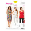 Burda Style-Schnittmuster, Kleid, Top, 6672
