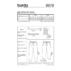 Burda Style Schnittmuster - Hose - Jogginghosen - Gummizughosen - Nr. 6678 – Bild 4