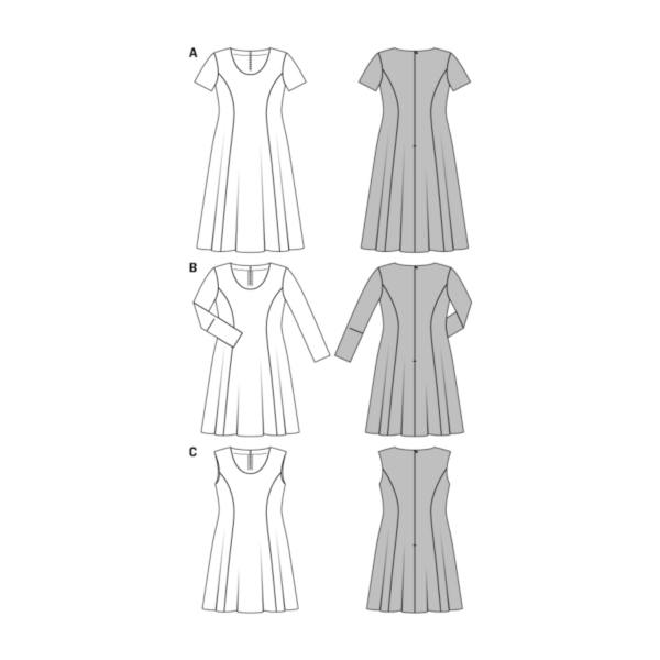 Burda Style Schnittmuster - Kleid - Sommerkleid & Langarmkleid - Nr. 6680 – Bild 7