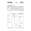 Burda Young Schnittmuster - Hose und 3/4 Hose mit schmalen Beinen - Nr.6681 – Bild 5