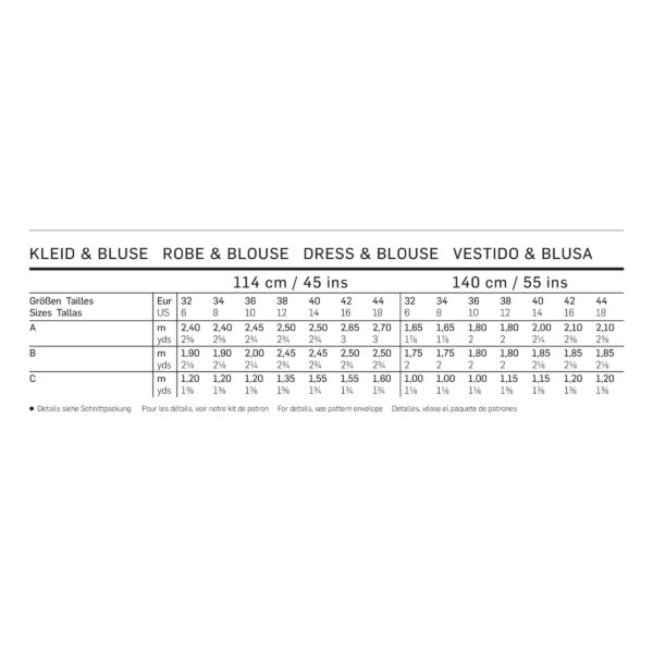 Burda Style Schnittmuster - Bluse + Kleid & Top - hohe Taille - Nr. 6685 – Bild 8