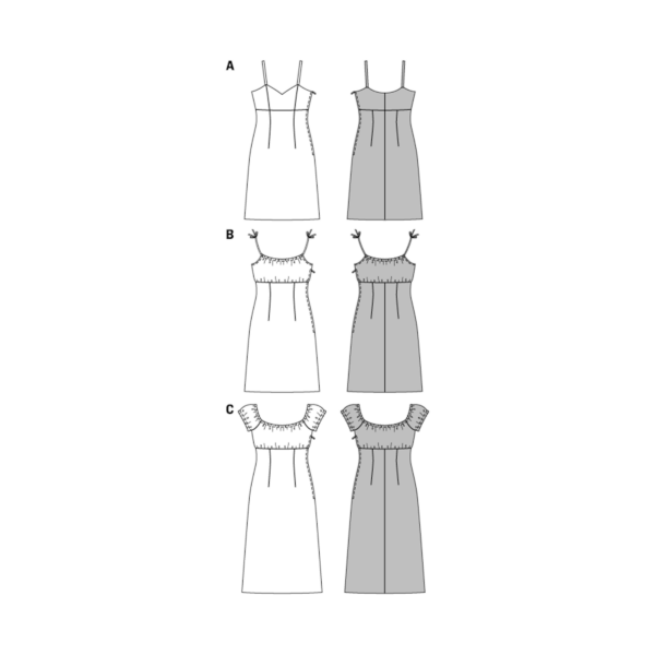 Burda Style Schnittmuster - Kleid - Trägerkleid & Carmenkleid - Nr. 6686 – Bild 7