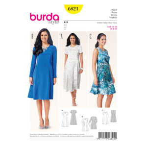 Burda Style Schnittmuster - Kleid - Sommerkleider tailliert - Nr. 6821