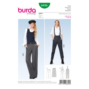 Burda Young Schnittmuster -  Marlenehose - 6856