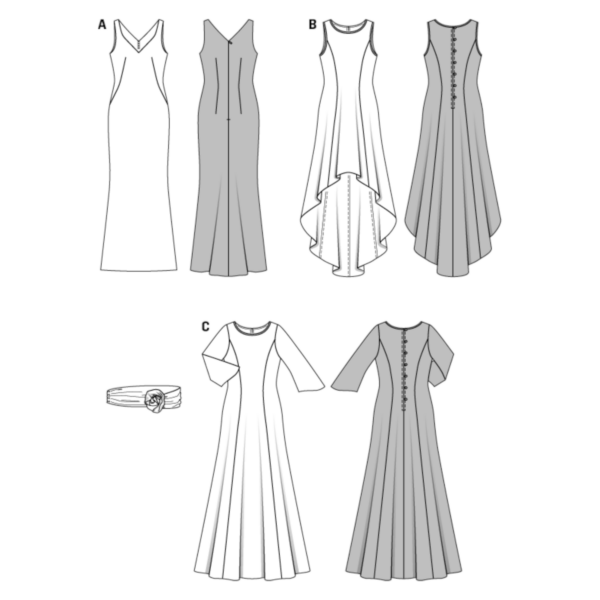 Burda Style Schnittmuster - Kleid - Abendkleid & Überkleid - Nr. 6866 – Bild 7