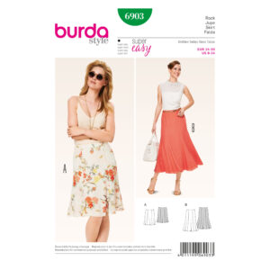 Burda Style Schnittmuster - Rock - Bahnenrock - Glockenrock - Nr. 6903